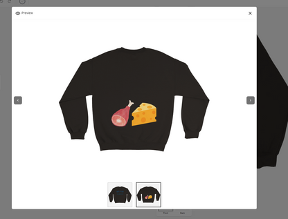 Unisex Clothing with Big Rob's Classic Phrase, "Ham n Cheese"